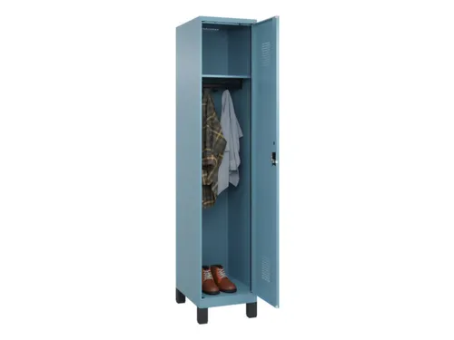 locker,HxBxD 1950x400x500mm,1vak,vak B 400mm,cil.-slot,voeten