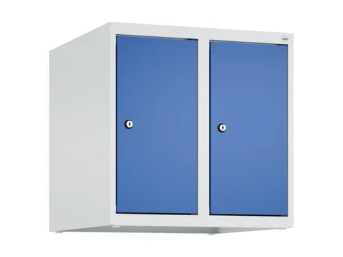 opzetkast,v. locker,2vak.,vak B 250mm,HxBxD 500x500x500mm,vleugeldeur
