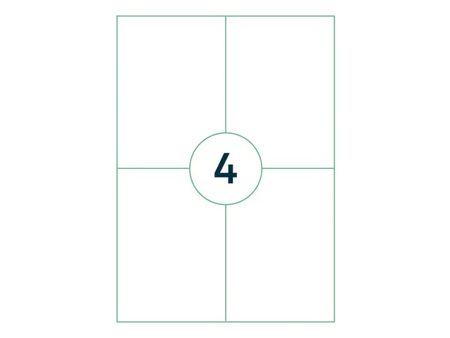 Etiket Premium 105x148mm A6 Wit XL Pack 1000 Vel