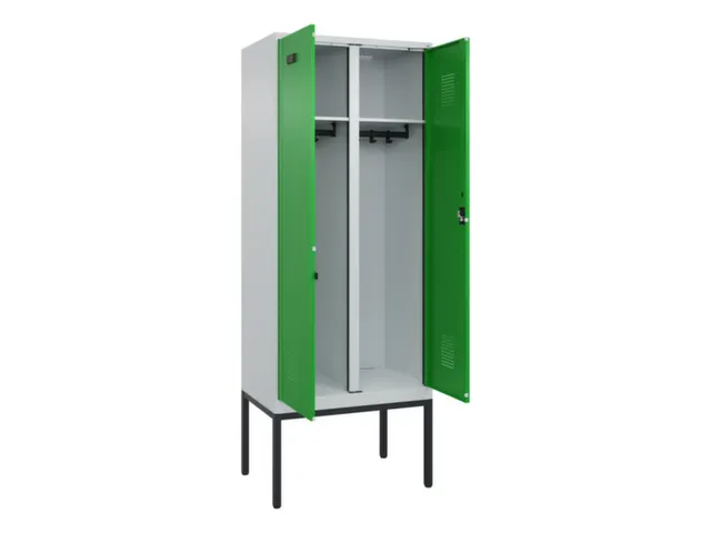 locker voor scheiding van kleding,HxBxD 2120x800x500mm,2vak