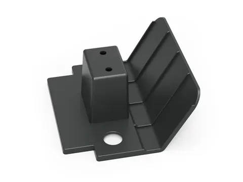 Vlakmopsteun zwart recycled (t.b.v. EM-serie)