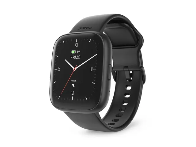 Smartwatch Hama 4000 telefoonfunctie slaapanalyse waterdicht zwart