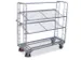 Bijzetwagen Verzinkt 400kg H 1571mm Laadvlak 1570x637mm 3 Etages