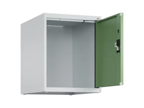 opzetkast,v. locker,1vak.,vak B 400mm,HxBxD 500x400x500mm,cilinderslot