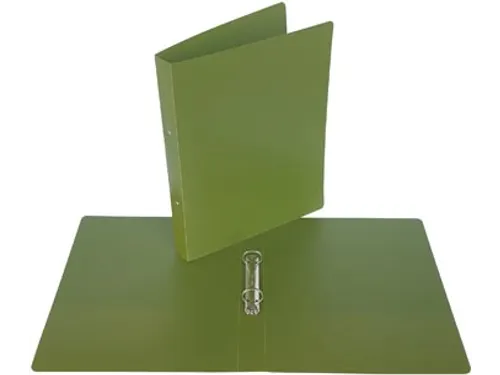 Nature ringmap voor A4 PP 2 ringen 25 mm kaki groen