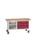 werkbank,HxBxD 830x1500x600mm,multiplexblad,uitrusting: 3laden,legbord