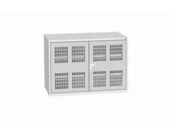 universele kast,HxBxD 800x1300x550mm,2xStalen bodem,draaigrendelslot