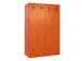 locker voor scheiding van kleding,HxBxD 1850x1200x500mm,4vak
