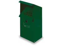 Wandasbak 3.7 liter 410x180x150mm Schuine Afdekking Groen