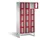 Lockerkast 1850x900x500mm 3x5 vakken Cilinderslot Poten, RAL3003