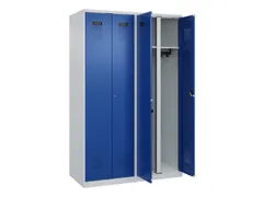 locker voor scheiding van kleding,HxBxD 1850x1200x500mm,4vak