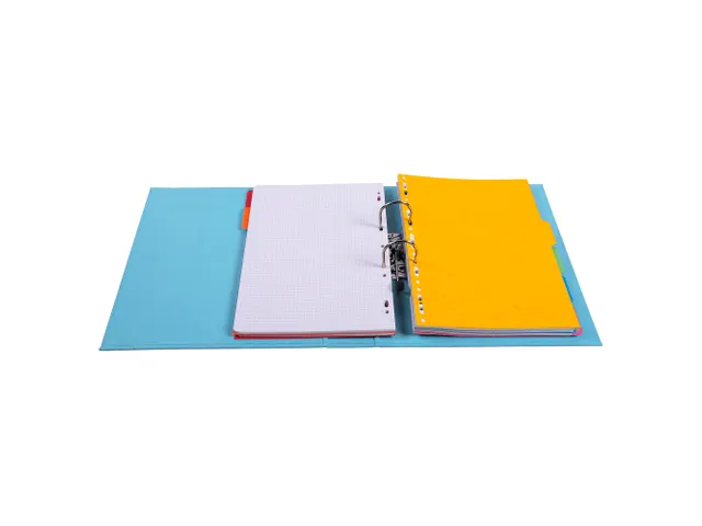 Classeur à levier PVC A4 dos de 70mm. - Bleu clair
