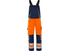 Fristads 1030 Amerikaanse overall voor P/COT, fluo oranje/marineblauw,