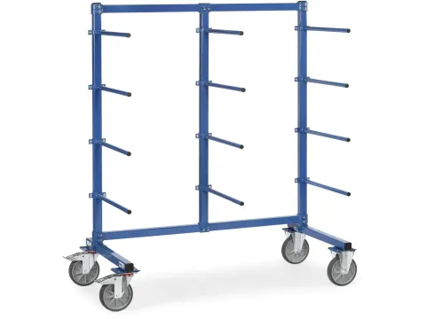 Draagarmwagens 4614-1 Enkelzijdig 500kg 1200x800mm Ral5007 Pvc Slang