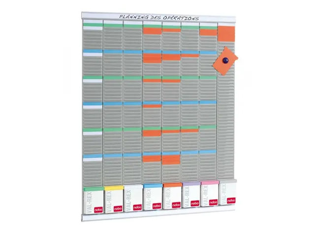 Kit Planning Hebdomadaire 8 Colonnes 54 Fentes