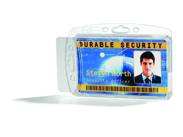 Durable 8924 Kaarthouder voor 2xVeiligheidspas 54x87mm 10 stuks