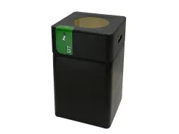 Afvalbak Blackline GFT 75 liter Zwart