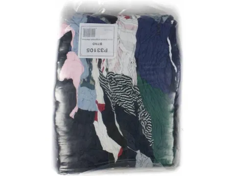 Euro bonte tricot Poetslappen zak van 5 kg