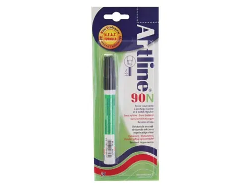 Permanent marker Artline 90 zwart (op blister)