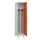 locker voor scheiding van kleding,HxBxD 1950x400x500mm,1vak
