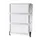 mobiel ladeblok,HxBxD 642x390x436mm,3lade(n),romp wit,front wit