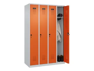 locker,HxBxD 1850x1200x500mm,4vak,vak B 300mm,draaigrendel - 1