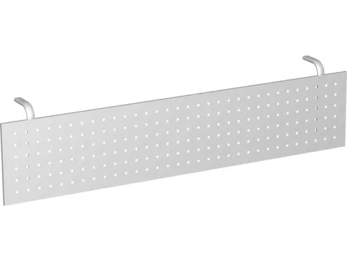 zichtscherm,v. elektr. in hgte verstelb. bureau,HxB 320x1800mm,staal