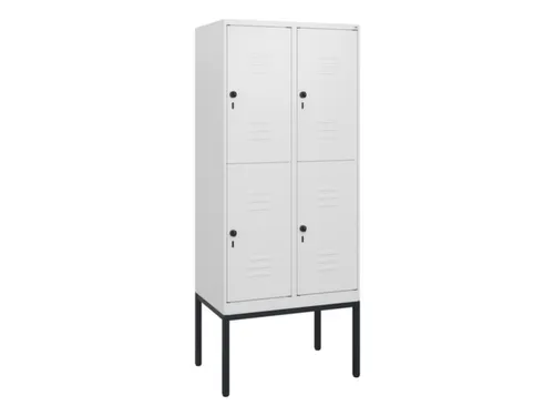 dubbeldekse locker,HxBxD 1950x800x500mm,2x2vak.,vak B 400mm