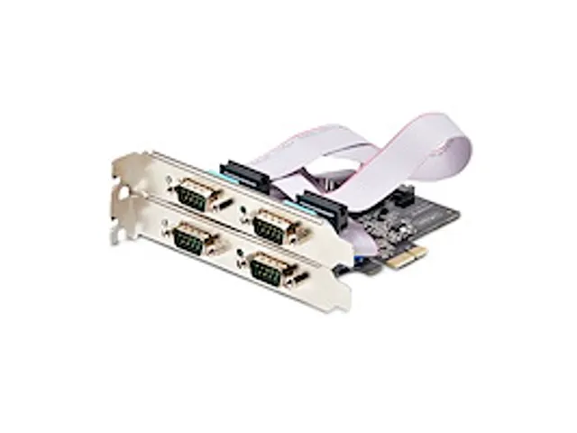 4-Poort PCIe Seriële Adapter Kaart, RS232/422/485