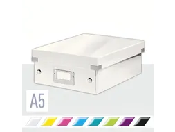 Sorteerbox WOW Click & Store 220x100x282mm wit 84% gerecycled karton