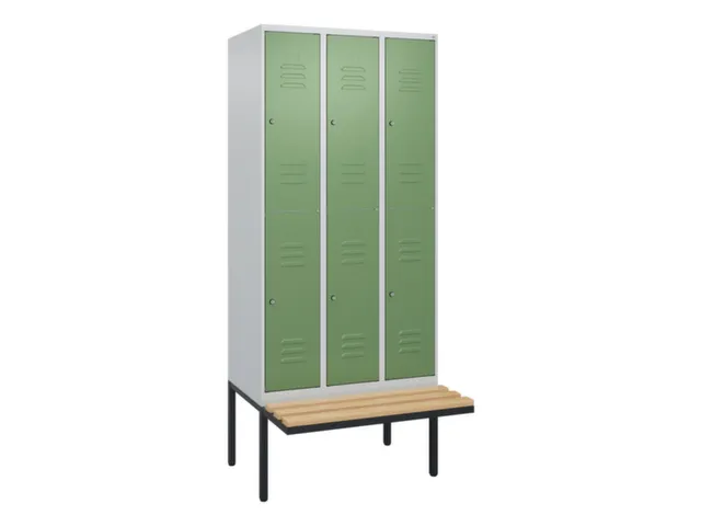 Dubbeldekse dekenkist,HxBxD 2120x900x815mm,3x2vak.,vak B 300mm