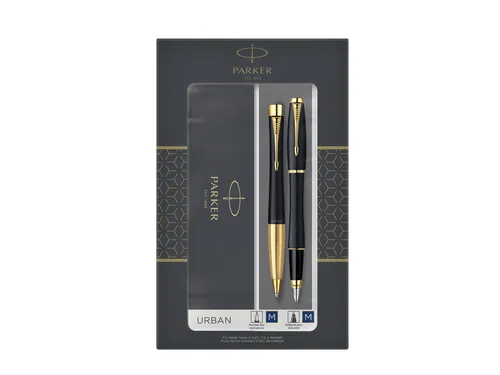 Balpen en vulpen Parker Urban Muted Black GT Finish