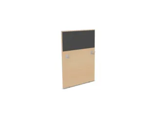 baliepaneel bureau aanbouw links NE-esdoorn BN8010-antraciet 800mm - 1