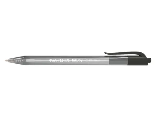 Balpen Paper Mate Inkjoy 100RT medium zwart