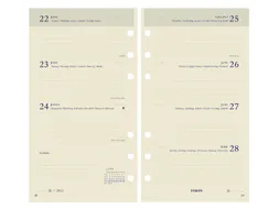 Agendavulling 2027 Brepols Brefax 17 7dagen/2pagina's