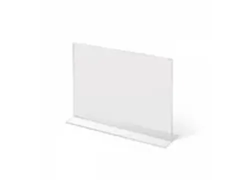 OUTLET Folderhouder A4 T-Stand Acryl Liggend