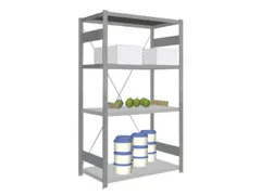 Rvs Inhaakstelling Basis 1750x1060x535mm 4legborden Vaklast 200kg