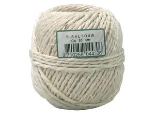 Touw Sisaltouw 2-Draads 200Gr Ca 50M - 1