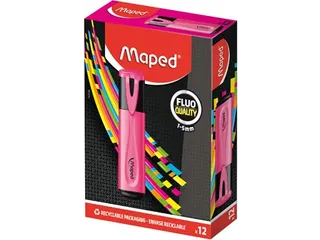 markeerstift Fluo'Peps Classic roze - 1