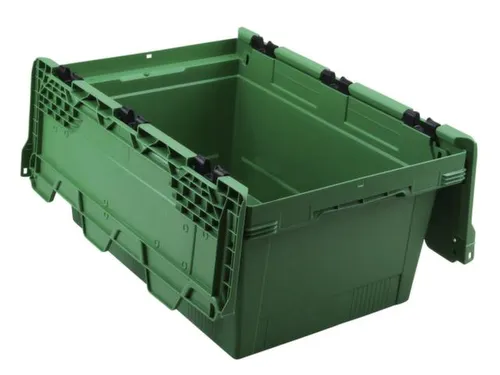 Euronorm-herbruikbare bakken,HxLxB 199x600x400mm,PP,groen