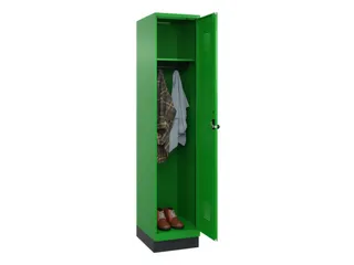 locker,HxBxD 1950x400x500mm,1vak,vak B 400mm,draaigrendel,sokkel - 1