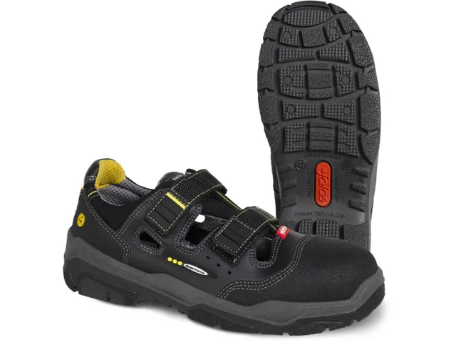 Jalas 1510 S1 veiligheidssandalen, SRC, HRO, zwart, maat W-44, per paa