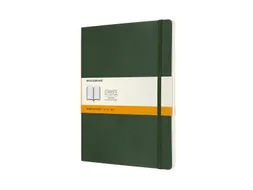 Notitieboek Moleskine XL 190x250mm lijn soft cover myrtle green