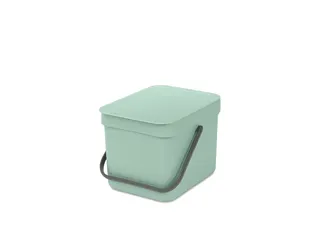 Afvalemmer Sort & Go 6 Liter Jade Groen - 1
