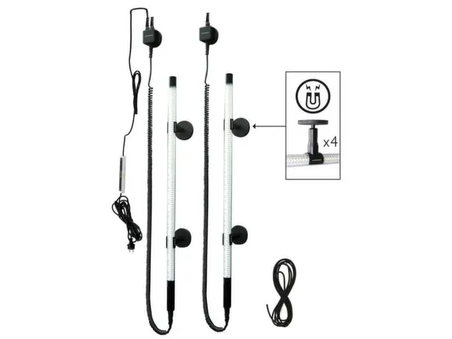 werkplaatslamp,v. 2-koloms hefplatforms,behuizing acryl (PMMA)