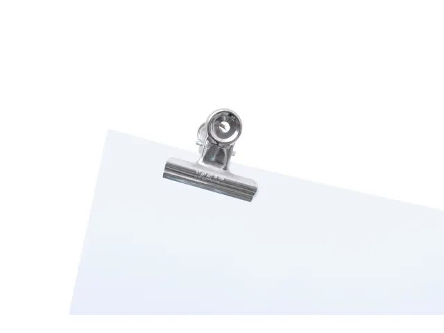 Papierklem MAUL Bulldog 50mm capaciteit 20mm zilver