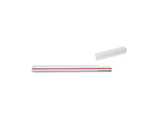 schaalstok Möbius & Ruppert 30cm wit/gekleurd architekt 1