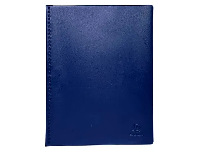 Protège-documents PVC - 30 vues - Vega opaque - A4 - Bleu