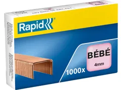 nietjes Bébé, verkoperd, doos van 1000 nietjes