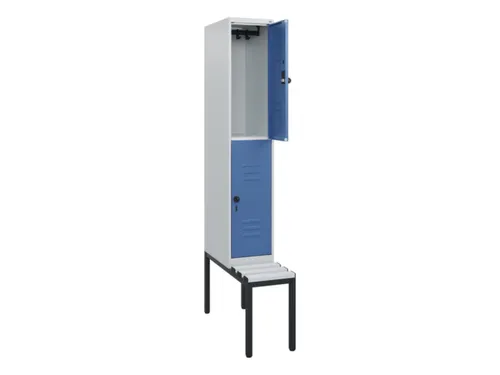 Dubbeldekse dekenkist,HxBxD 1950x300x815mm,1x2vak.,vak B 300mm